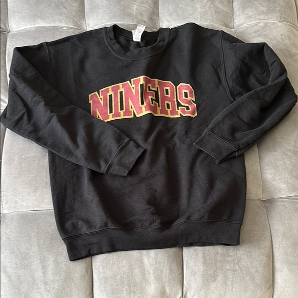 Niners Black Crewneck Sweatshirt - Picture 1 of 6